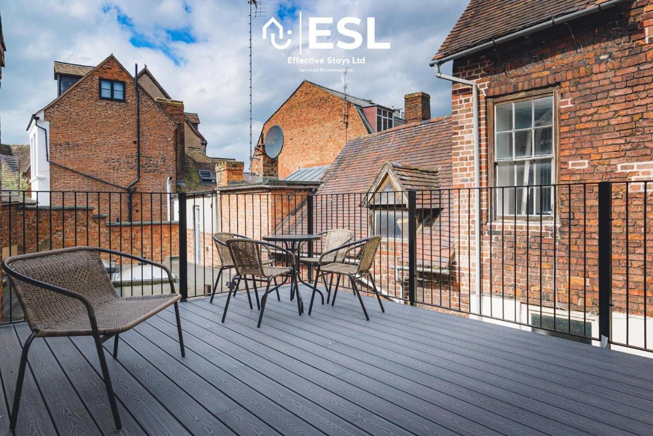 Comfy Modern 2 Bedroom Duplex Apartment With Sun Terrace Shrewsbury Esterno foto